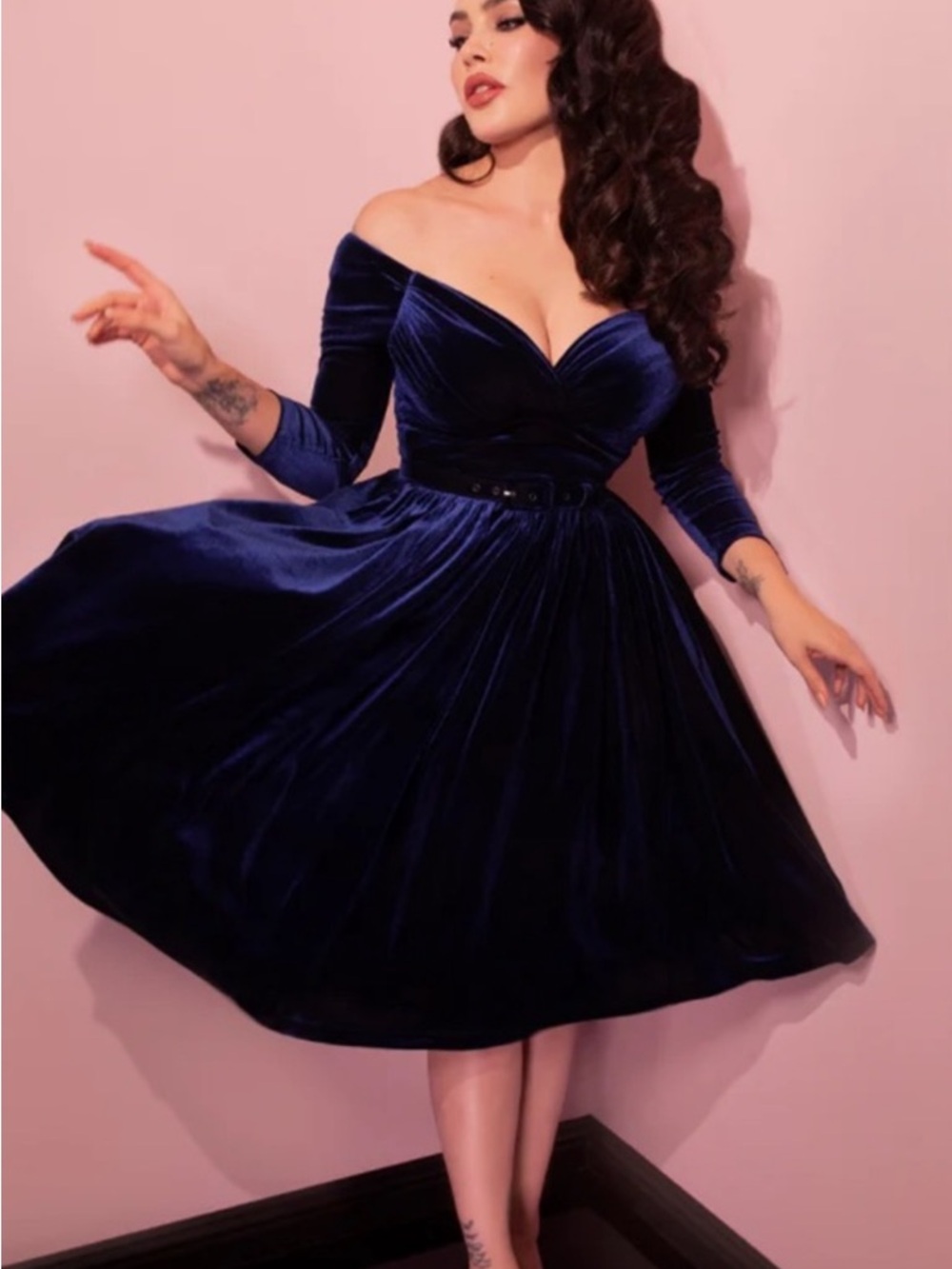 Vixen by Micheline Pitt- Starlet Swing Dress